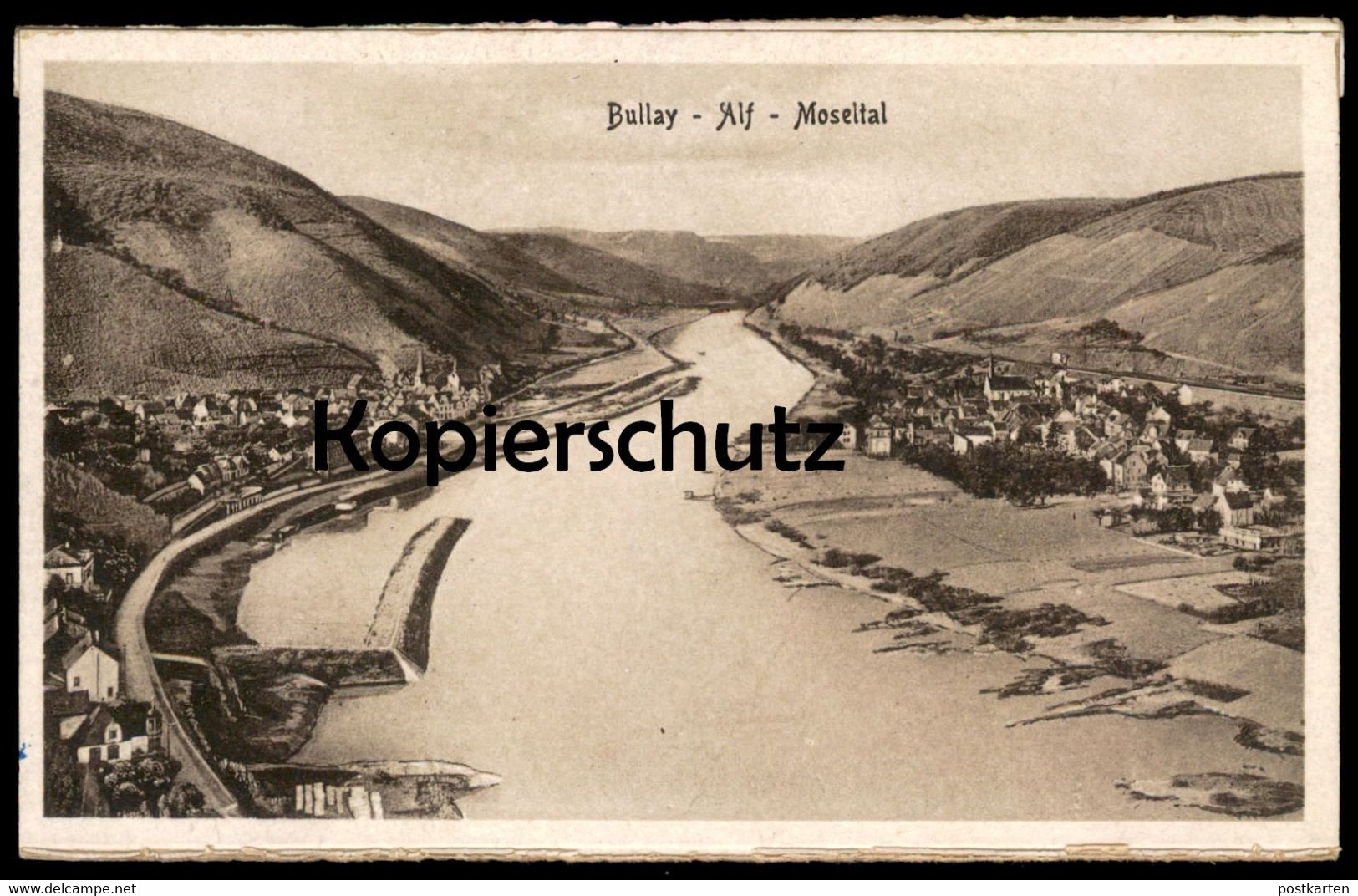 ALTE POSTKARTE ALF-BULLAY MOSELTAL Mosel Moselle Bei Cochem AK Ansichtskarte Cpa Postcard - Alf-Bullay