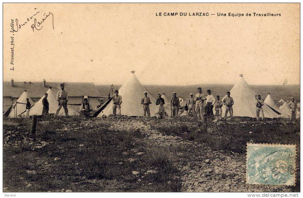 LA CAVALERIE - Le Camp Du Larzac. Une Equipe De Travailleurs - La Cavalerie