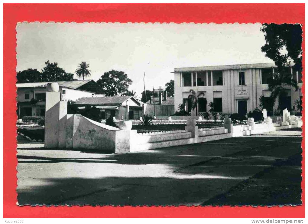 CONAKRY LA CHAMBRE DE COMMERCE CARTE PHOTO EN TRES BON ETAT - Guinée