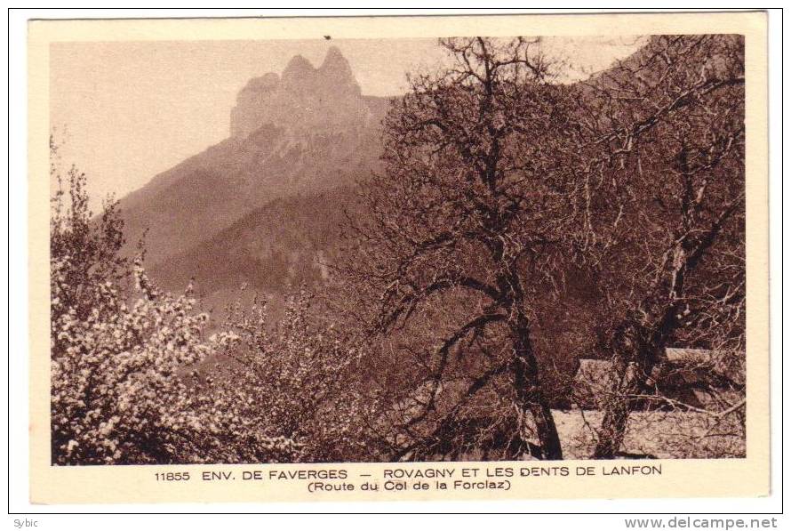 Environs De FAVERGES - ROVAGNY Et Les DENTS DE LANFON - Faverges