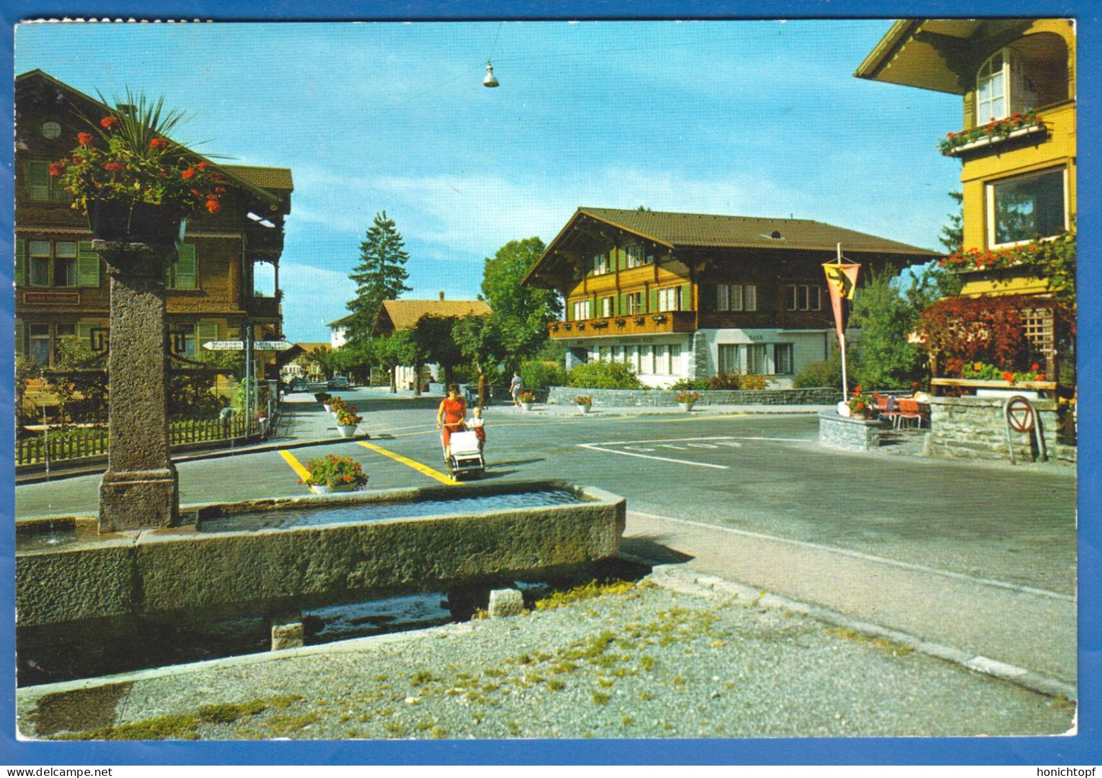 Schweiz; Aeschi Bei Spiez; Dorfpartie; 1971 - Aeschi Bei Spiez