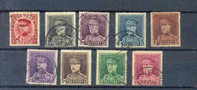 Belgie Ocb Nr :   317 - 324 (zie Scan) - 1931-1934 Mütze (Képi)