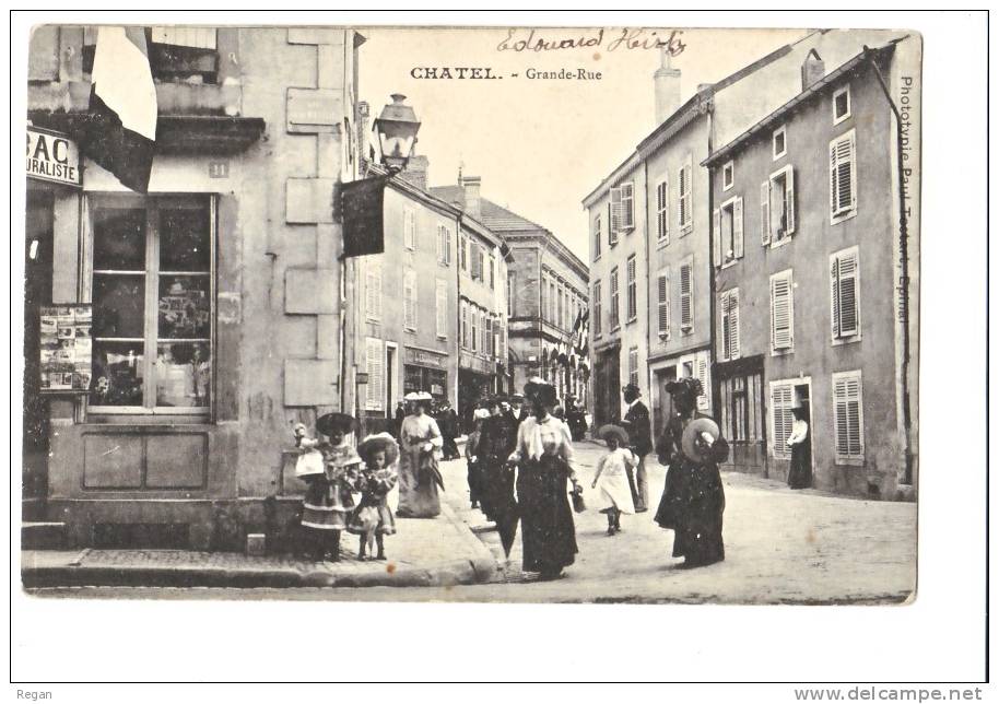 CPA---88-----CHATEL----Chatel  Sur Moselle----GRANDE RUE - Chatel Sur Moselle