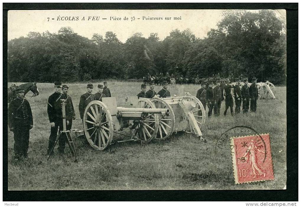 ECOLE A FEU - Piece De 75 Pointeurs Sur Moi - Manoeuvres