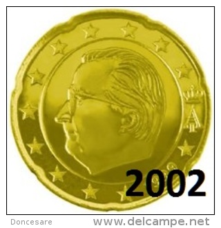 ** 20 CENT BELGIQUE 2002 PIECE NEUVE ** - België