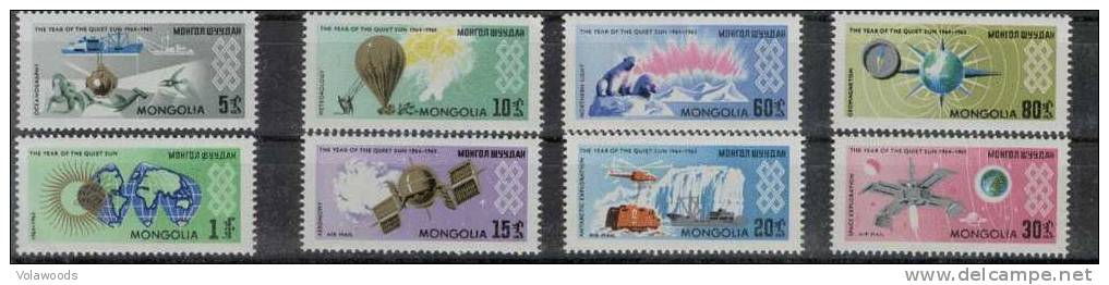 Mongolia - Serie Completa Nuova + Posta Aerea: Anno Del Sole Calmo - Climat & Météorologie