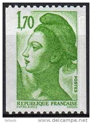 ROULETTE:  "LIBERTE" N° 2321- 1,70 Vert. - Coil Stamps
