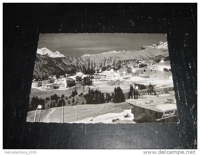 COURCHEVEL 1850 - FIN DU JOUR SUR LA STATION ET LE MASSIF DE LA VANOISE - 73 Savoie - Carte Postale De France - Courchevel