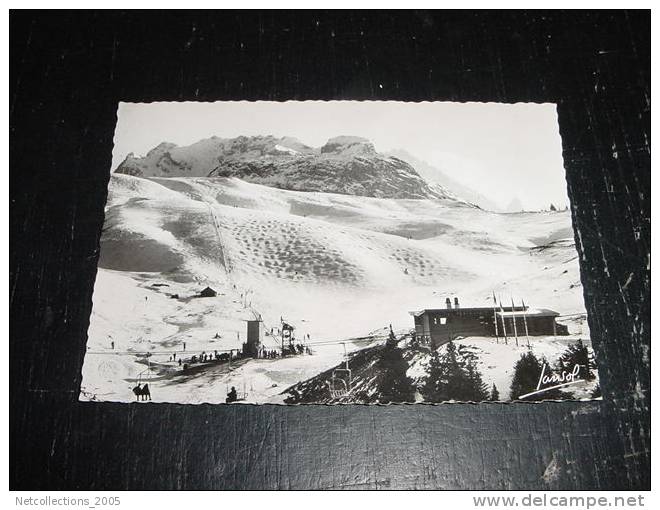 COURCHEVEL MORIOND - PISTE ET TELESKI DES GRANDES BASSES - 73 Savoie - Carte Postale De France - Courchevel