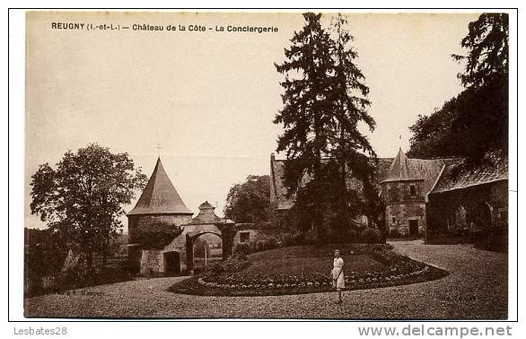 CPA 37.-REUGNY.-Château De La Côte.-La Conciergerie.-qsd 442 - Reugny