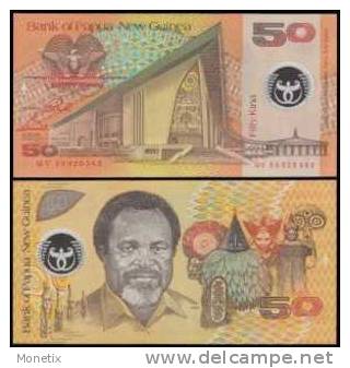 Papua New Guinea #18a, 50 Kina, (19)99, UNC - Papua-Neuguinea
