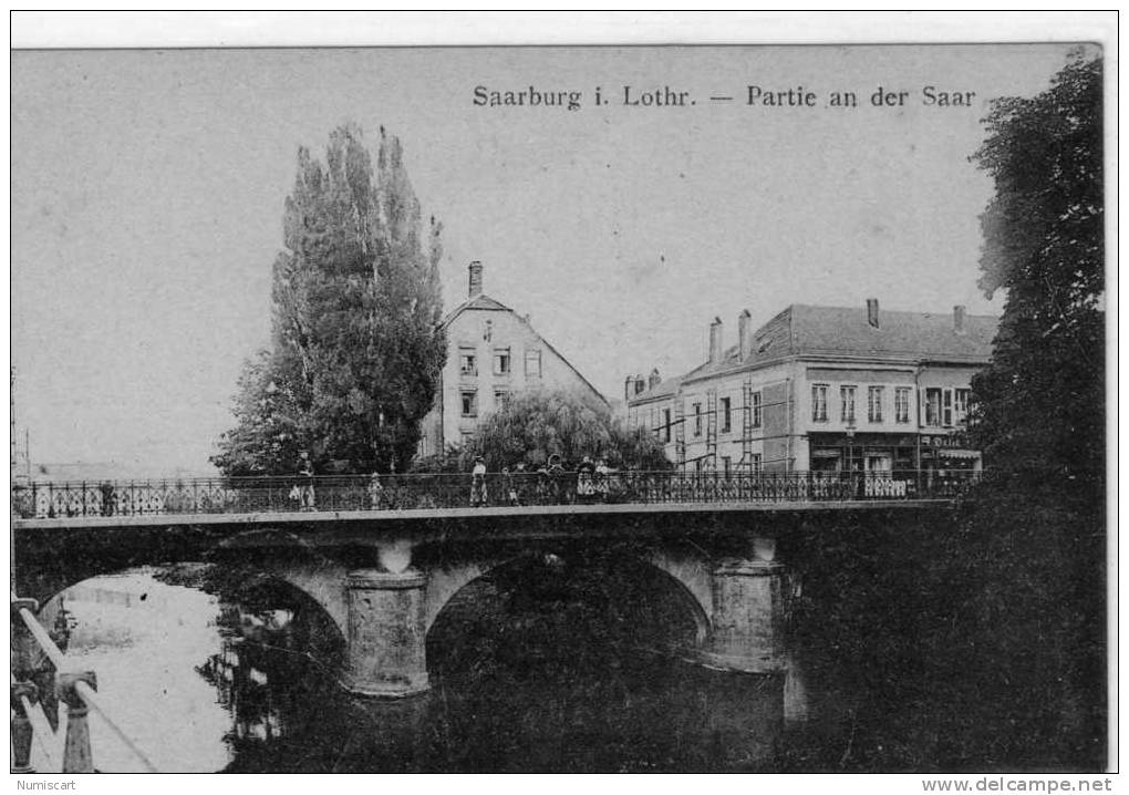 Saarburg............ANIMEE ..BELLE VUE DU PONT.. - Saarburg