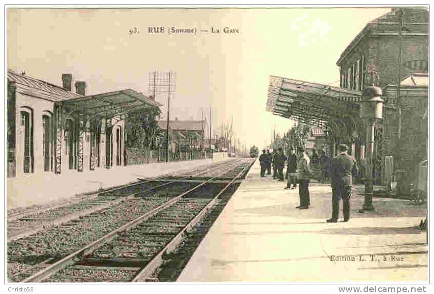 80  RUE  La Gare    Animée++    Train - Rue