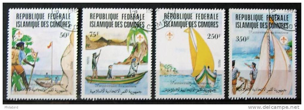 COMORES       N°   362/365       OBLITERE - Comores (1975-...)