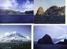 4 X Australian Antarctica Island - 4 Carte De L´Antarctique Australien - UNESCO - Sonstige & Ohne Zuordnung