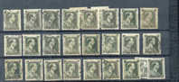 Belgie Ocb Nr :  LOT 480 Open Kraag (zie Scan  ) - 1936-1957 Open Kraag