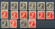 Belgie Ocb Nr :  LOT 845 - 846 Kleuren (zie Scan  ) - 1936-1957 Open Kraag