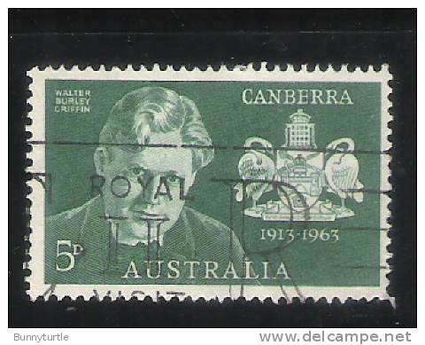 Australia 1963 50th Anniversary Of Canberra Walter Burley Griffin Used - Oblitérés