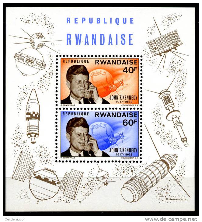 Rép. RWANDAISE - COB - BF 5** - Cote 11 € - Kennedy (John F.)