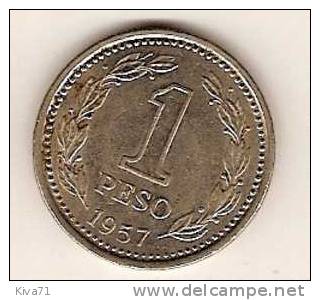 1 Peso " ARGENTINE" 1957 - Argentinië