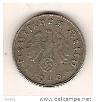 10 Reichspfennig  "ALLEMAGNE" 1940 D Monnaie D´occupation - 10 Reichspfennig