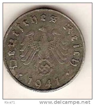 10 Reichspfennig  "ALLEMAGNE" 1941 E Monnaie D´occupation - 10 Reichspfennig