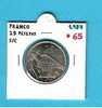 FRANCO ESTADO ESPAÑOL  25 PESETAS Cu-Ni  1.957 #65  SC   DL-1064 - 25 Pesetas