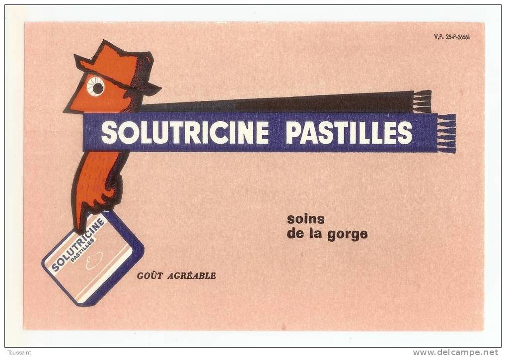 Buvard Solutricine: Pastilles, Soins De La Gorge, Pharmacie (07-3311) - Drogisterij En Apotheek