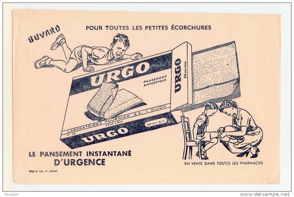 Buvard Urgo: Pour Les Petites Ecorchures, Enfant, Pharmacie, Pansement (07-3312) - Droguerías
