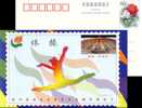 Gymnastics , City Games , Postal Stationery,  Pre-stamped Postcard - Gymnastics
