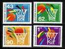BULGARIA \ BULGARIE - 1991 - Basketball - 4v - MNH - Basket-ball