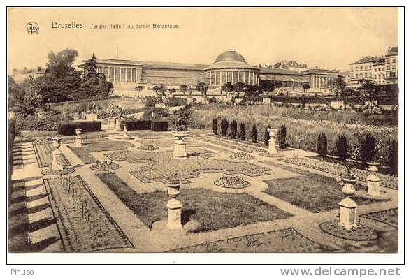 B20   BRUXELLES : Jardin Italien Au Jardin Botanique - Parks, Gärten