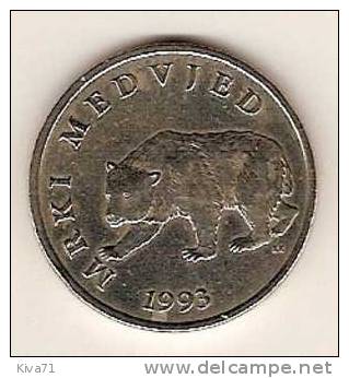 5 Kuna "Croatie" Ours 1993 - Croatie