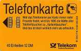 @+ Allemagne : P16 - 12DM - 10/90 - P & PD-Series: Schalterkarten Der Dt. Telekom