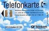 @+ Allemagne : P12 - 50DM - 07/90 - P & PD-Series: Schalterkarten Der Dt. Telekom