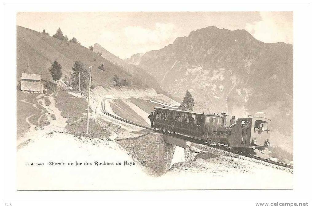 Suisse   Chemin De Fer Des Rochers De Naye - Roche