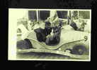 Vintage Photo TWO BOYS W PEDAL CAR # 9 FORMULA - Carnaval
