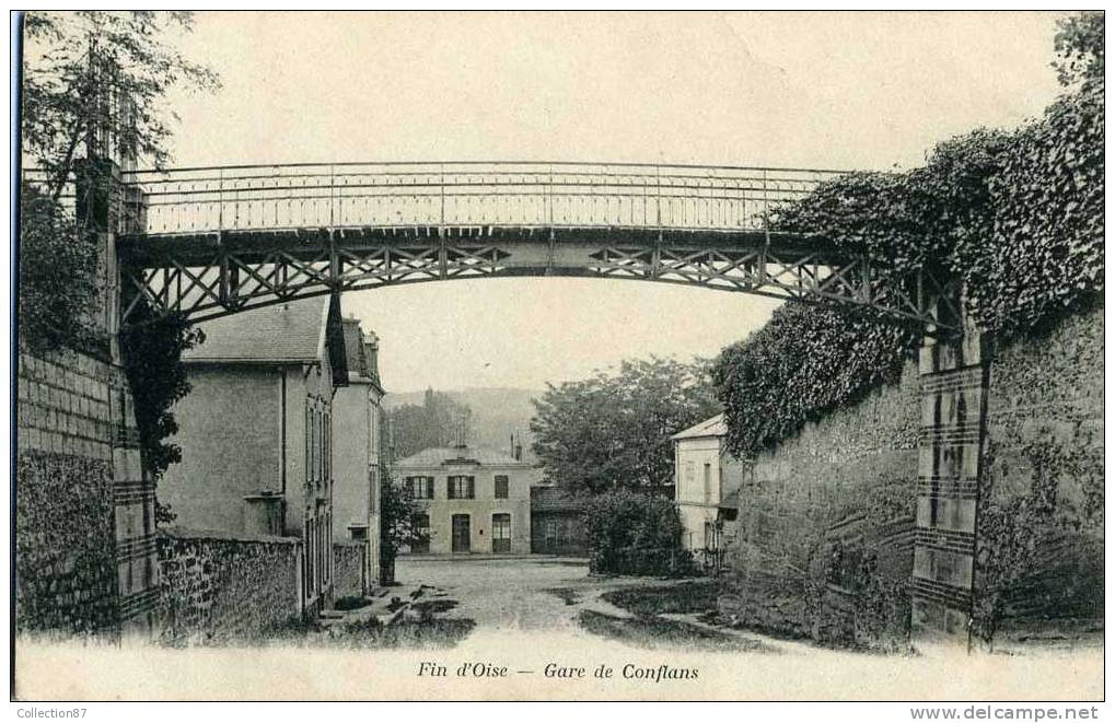 78 - YVELINES - CONFLANS - LA GARE - TRAIN - CHEMIN De FER - Conflans Saint Honorine