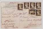 1615)cartolina Con 5x10c.imperiale Da Toritto A Lanciano Il 10-3-1945 - Storia Postale