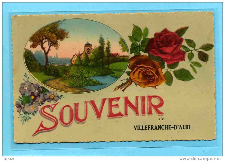 Bd - 81 - Souvenir De VILLEFRANCHE D´ALBI - Villefranche D'Albigeois