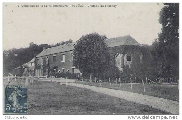 D44 - CHATEAUX DE LA LOIRE-INFERIEURE -PLESSE - CHATEAU DE FRESNAY - Andere & Zonder Classificatie