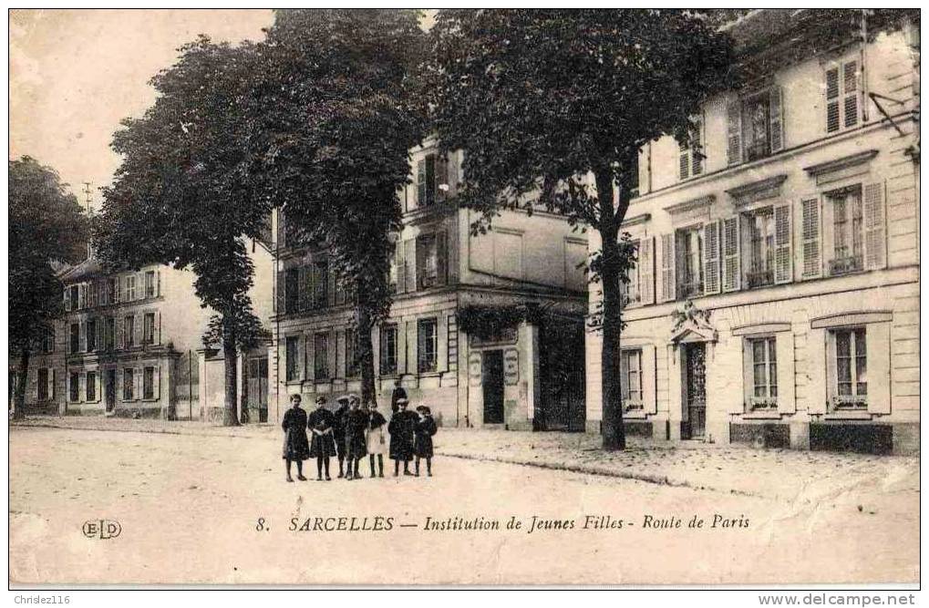 95 SARCELLES Institutions De Jeunes Filles Route De Paris  Superbe - Sarcelles