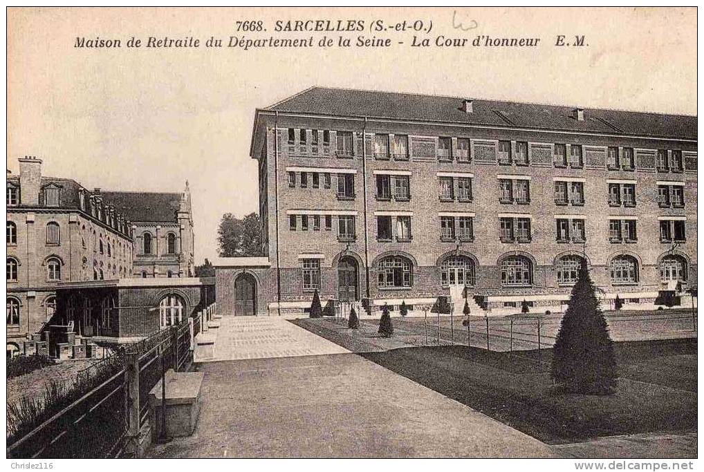 95 SARCELLES Maison De Retraite Du Département De La Seine  Beau Plan - Sarcelles