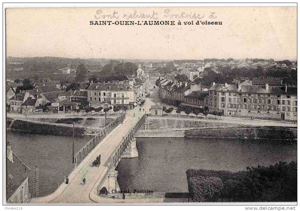 95 ST OUEN L´AUMONE Pont Reliant Pontoise ..Beau Plan - Saint-Ouen-l'Aumône