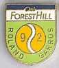 Roland Garros 92. Club ForestHill - Tenis