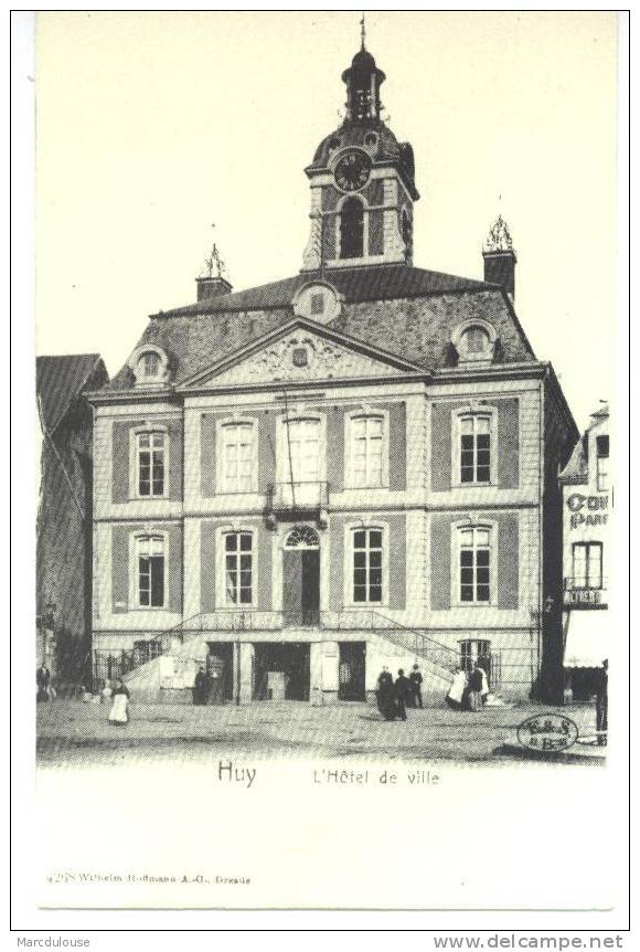 Huy. Hoei. L´hôtel De Ville. Reproduction. Vendues Au Profit De La Fondation Léon Frédéricq. Reproductie. Stadhuis. - Hoei