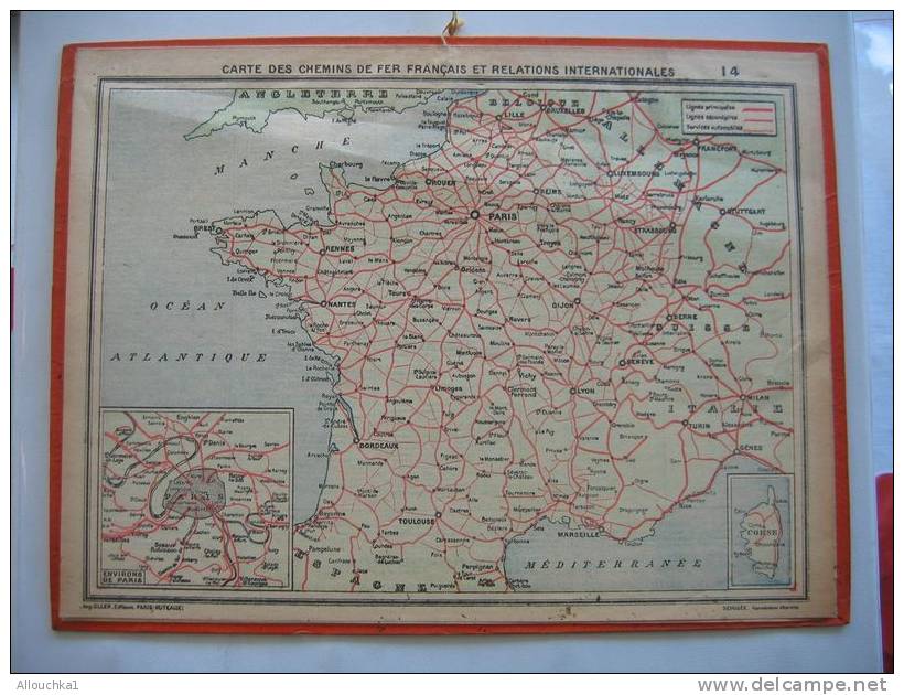 ALMANACH DES POSTES &TELEGRAPHES 1960 MORET SUR LOING   ETAT VOIR SCANN PAS FACILE A TROUVER COMPLET AU VERSO - Groot Formaat: 1941-60