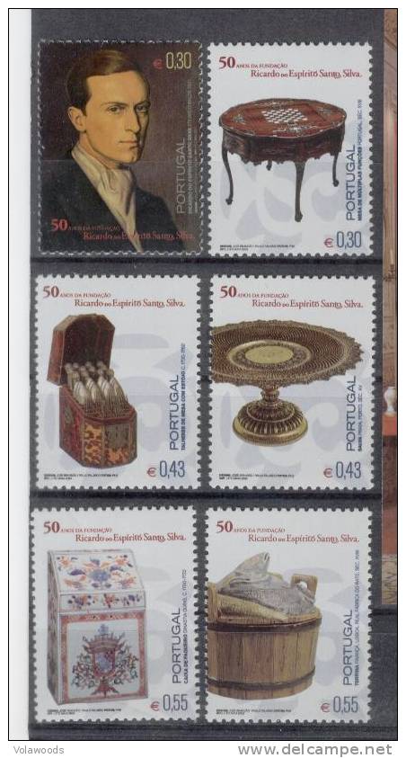 Portogallo - Serie Completa Nuova: 50° Anniversario Della Fondazione Dello Espirito Santo Silva - Unused Stamps