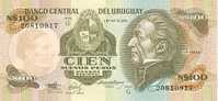 URUGUAY  100 N Pesos Non Daté (1987)  Pick 62A   ****BILLET  NEUF**** - Uruguay