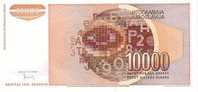 YOUGOSLAVIE   10 000 Dinara  Daté De 1992   Pick 116a     *****BILLET  NEUF***** - Yugoslavia